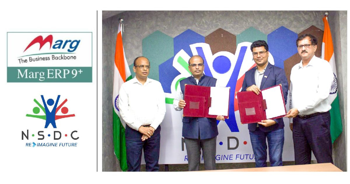 Marg ERP Partners with National Skill Development Corporation to Empower 2000 Students Across India
